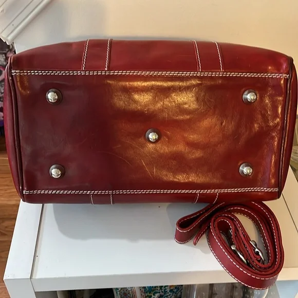 I MEDICI FIRENZE GENUINE ITALIAN LEATHER SATCHEL BAG